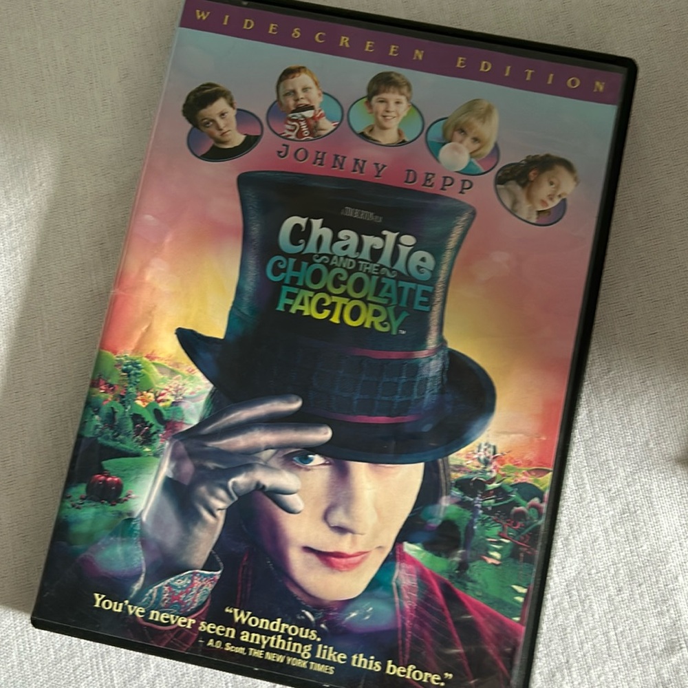 Charlie and the chocolate factory dvd